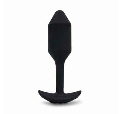 Plug analny wibrujący - B-Vibe Vibrating Snug Plug 2 Black